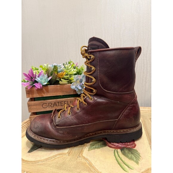 Georgia Boot Men’s Georgia Waterproof Logger Brown Boots G101 Men’s Sz 11.5 Wide main image 7